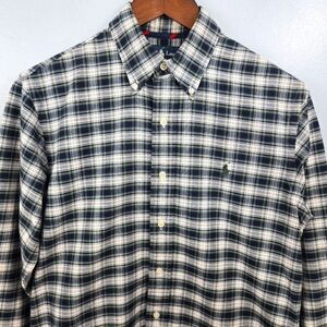 Ralph Lauren Men's Custom Fit Long Sleeve‎ Button Up Shirt Size Sm Tartan Plaid